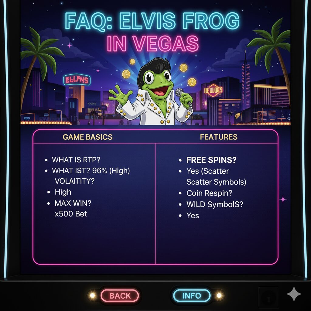 Elvis Frog in Vegas ўйнашига оид тез-тез бериладиган саволларга жавоблар