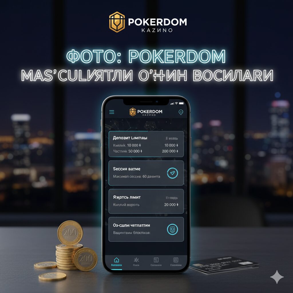 Инструменты ответственной игры в казино Покердом