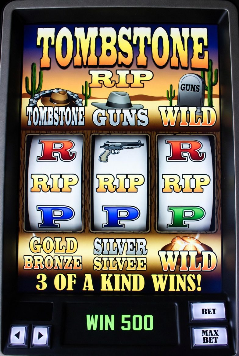 Screenshot of a big win in the Tombstone RIP slot
