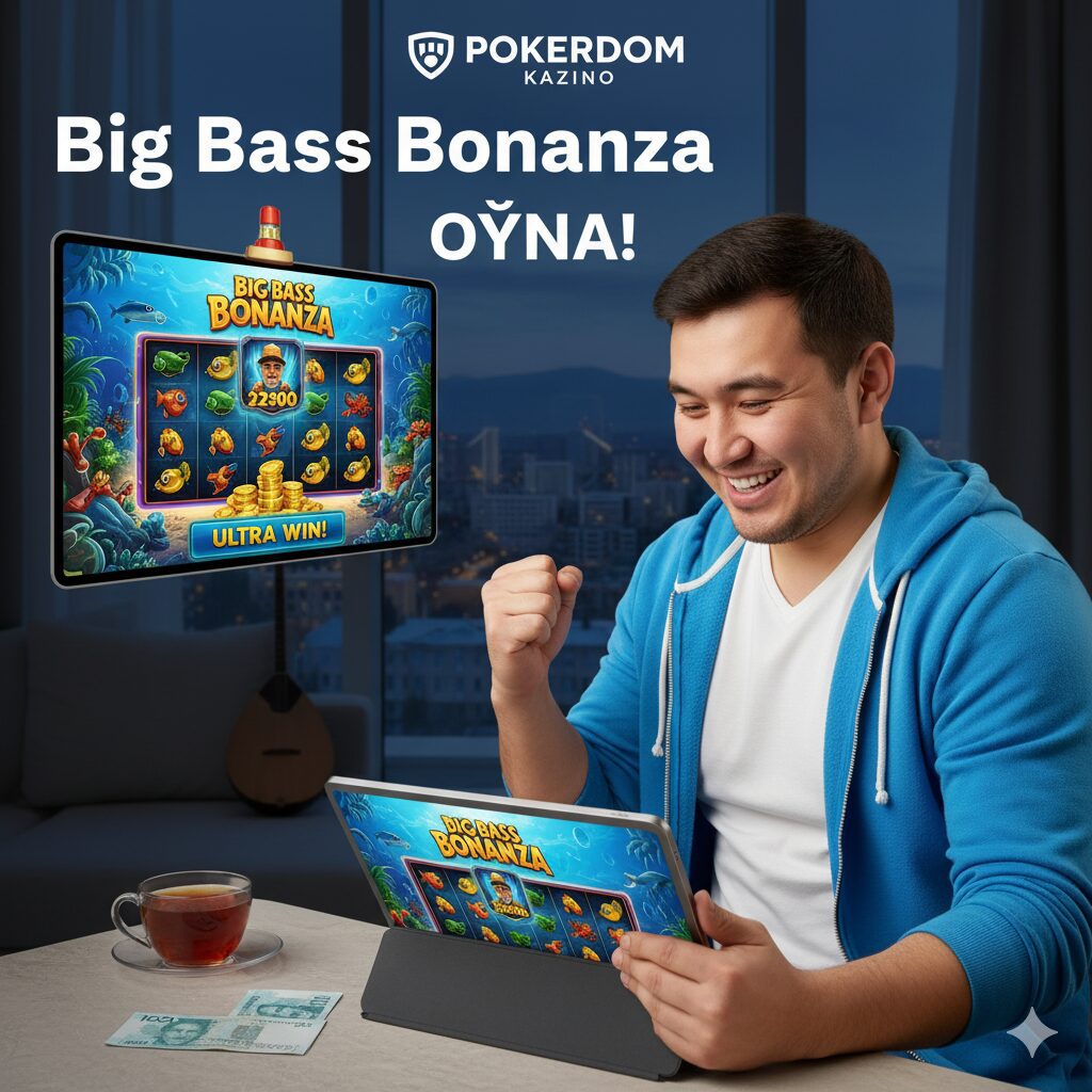 Play Big Bass Bonanza at Pokerdom Casino Kazakhstan