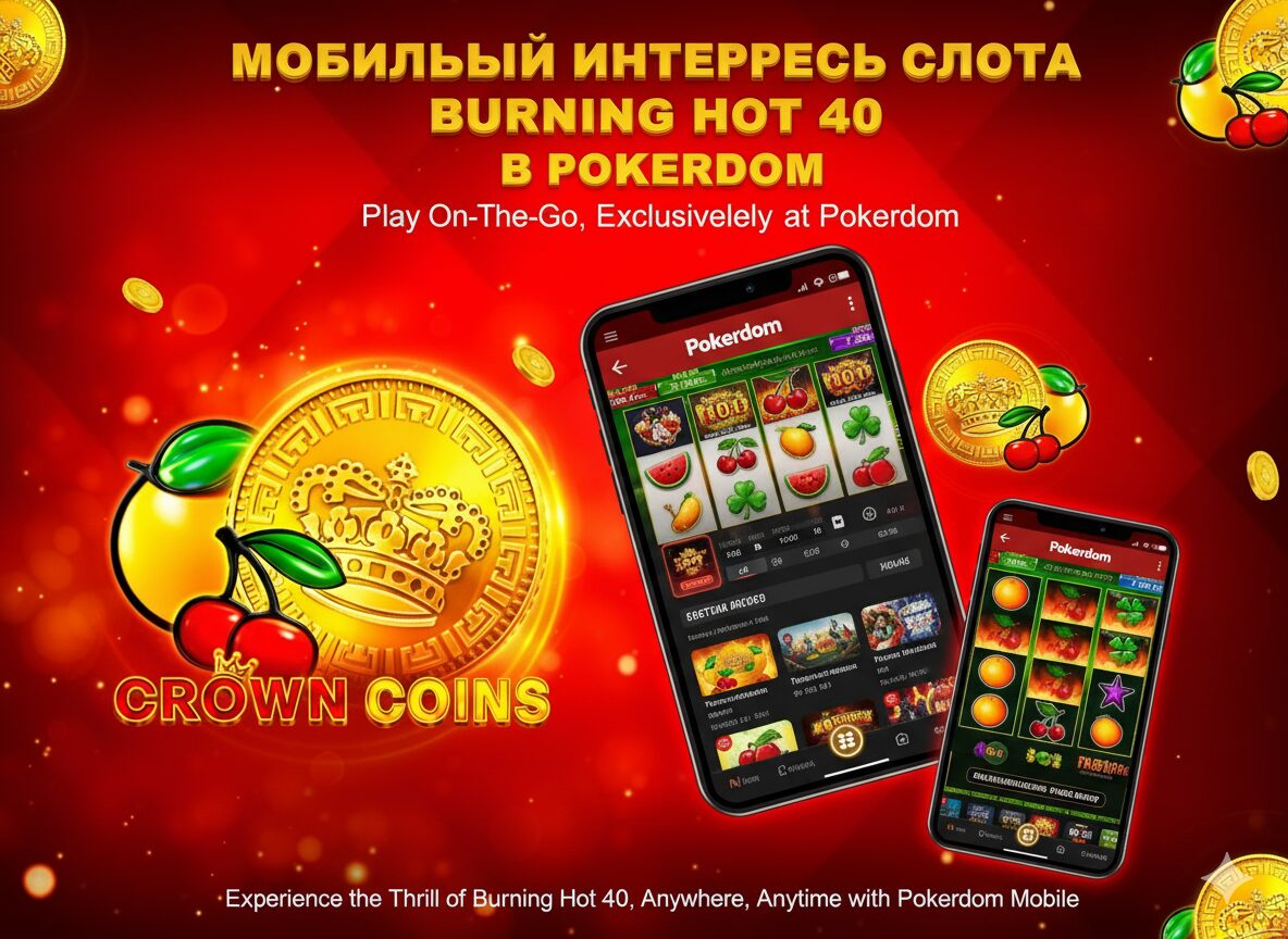 Burning Hot 40 mobile interface in Pokerdom
