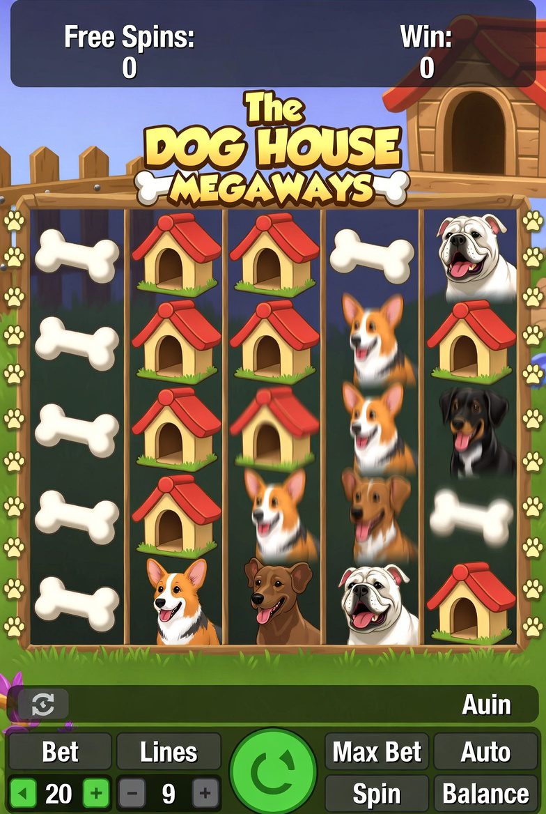 The Dog House Megaways slot gameplay