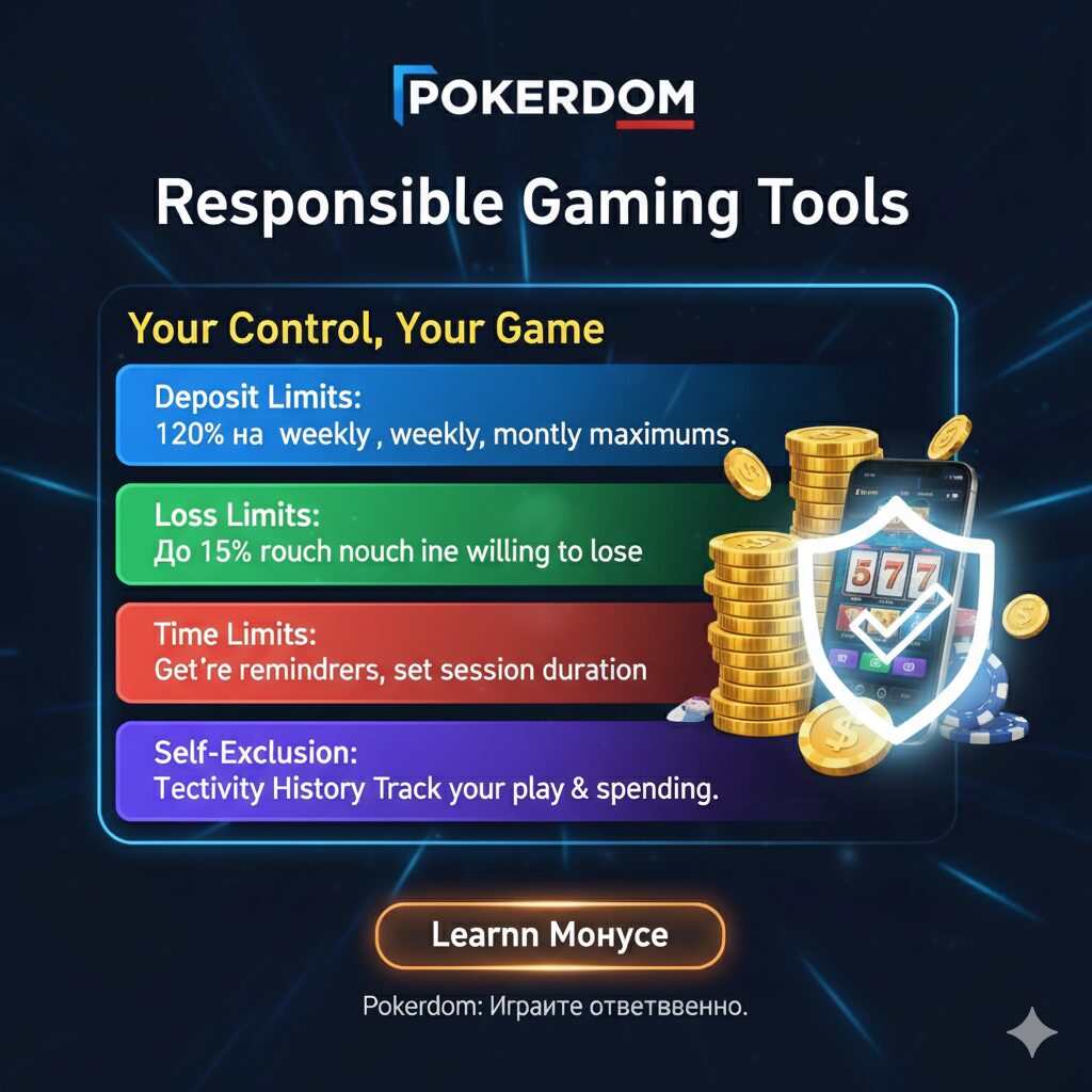 Responsible gaming tools at Pokerdom