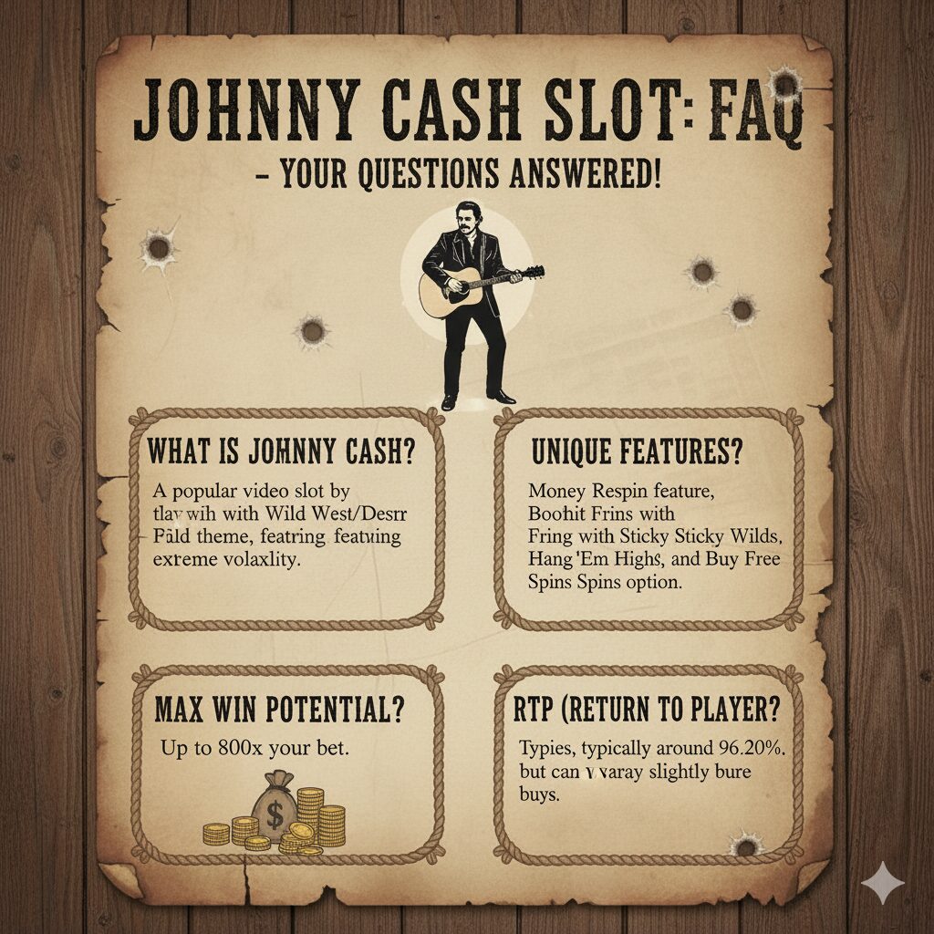 Frequently asked questions about the Johnny Cash slot