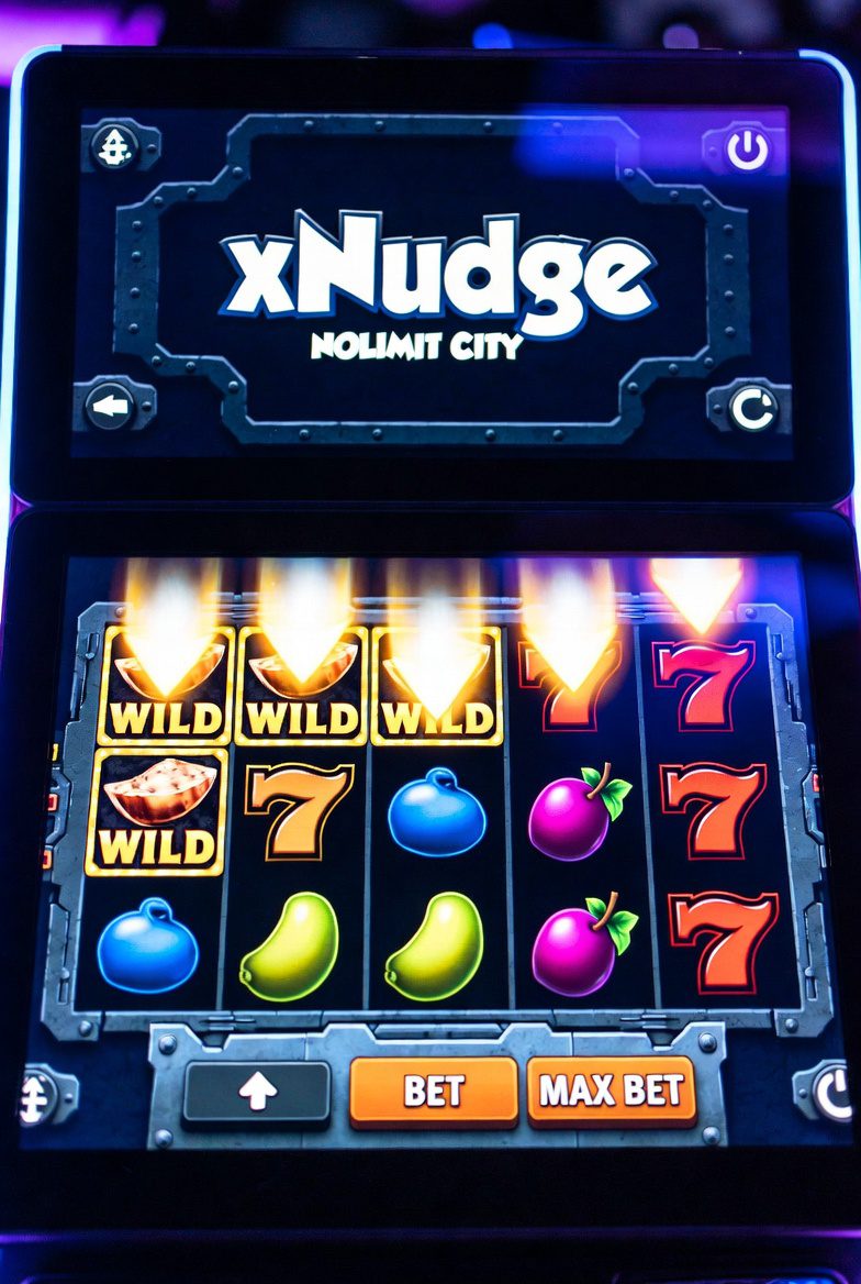 xNudge mechanic in Nolimit City slots with Wild symbol nudging