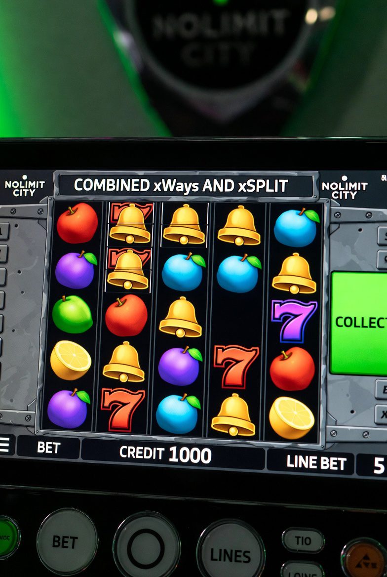Combined xWays and xSplit mechanics in Nolimit City slots