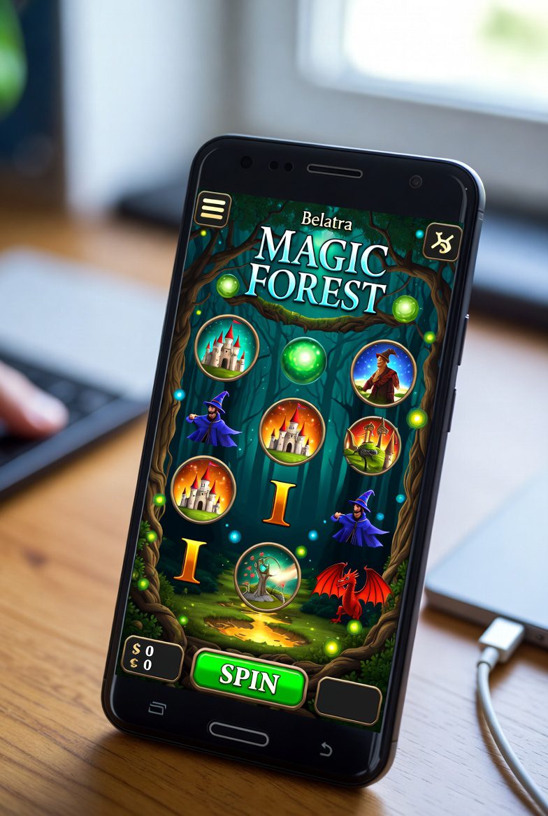 Belatra-ның Magic Forest слотындағы ойын процесі