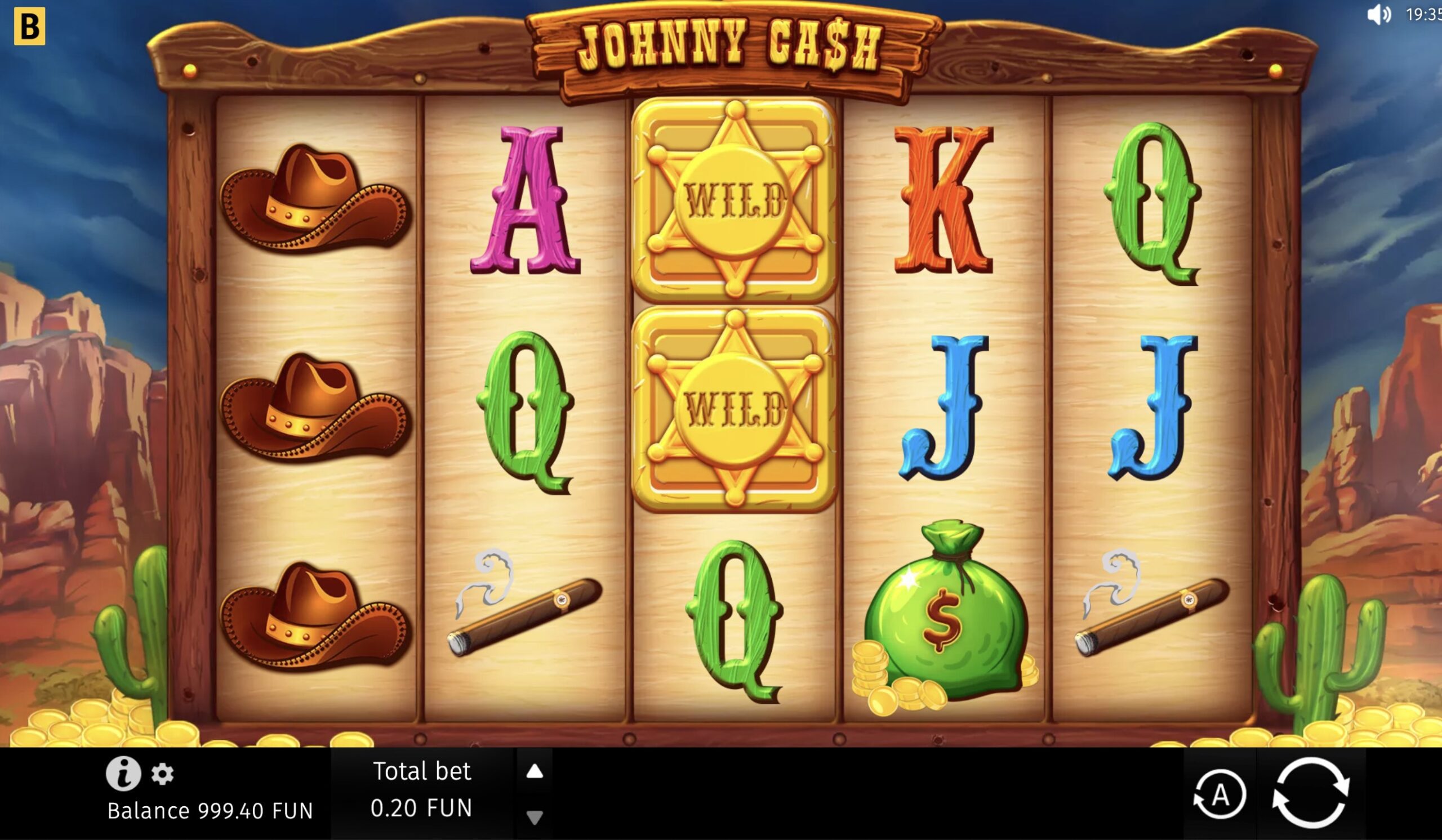 Johnny Cash slot RTP and volatility statistics