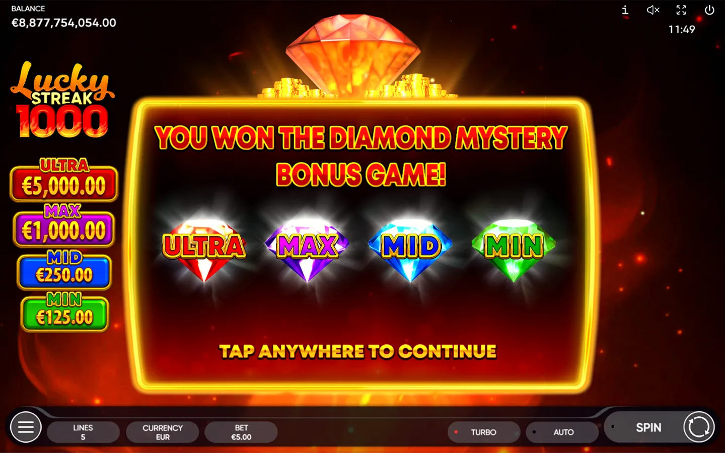 Bankroll management scheme for playing slots